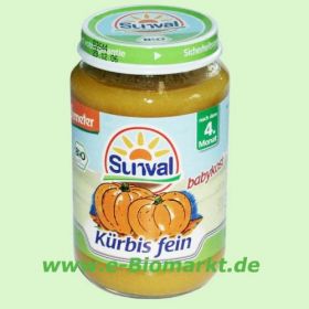 K�rbis fein, nach dem 4. Monat (Sunval)