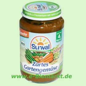 Zartes Gartengem�se, nach dem 4. Monat (Sunval)