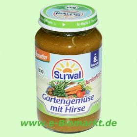 Gartengem�se mit Hirse, ab dem 8. Monat (Sunval)