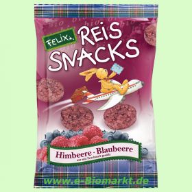 Felix Mini Reis Snacks, Himbeer - Blaubeere (Linea Natura)