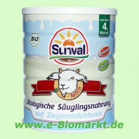 S�uglingsnahrung auf Ziegenmilchbasis, nach dem 12. Monat (Sunva