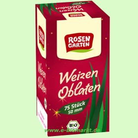 Weizenoblaten 50 mm (Rosengarten)