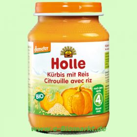K�rbis mit Reis, nach dem 4. Monat (Holle)