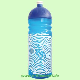 Trinkflasche ISYbe 700 ml, Pirat, transparent/blau (ISYbe)
