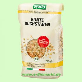 Bunte Buchstaben - Suppennudeln (Byodo)