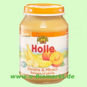 Banane & Pfirsich, nach dem 4. Monat (Holle)