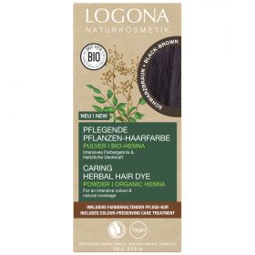 Pflanzenhaarfarbe henna schwarz (Logona)