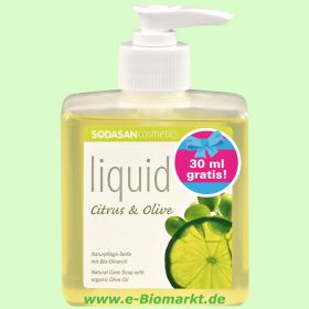 Bio-Pflanzenseife Citrus-Olive, fl�ssig (Sodasan)