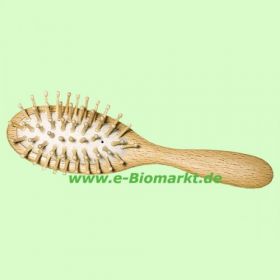 Holzhaarb�rste klein, Buche, gerundete Ahornholzstifte (Redecker