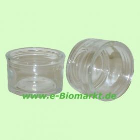 Teelichtglas, farblos, glatt (Glafey)