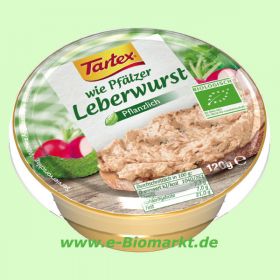 wie Pf�lzer Leberwurst, rein pflanzlich (Tartex)