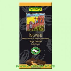 Zartbitter Schokolade Ingwer 55% HIH (Rapunzel)