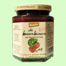 Erdbeere-gr�ner Pfeffer Fruchtaufstrich (die beerenbauern)