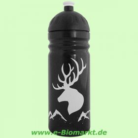 Trinkflasche ISYbe 700 ml, Zebra, schwarz/schwarz (ISYbe)