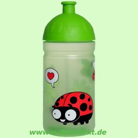 Trinkflasche ISYbe 500 ml, Marienk�fer, pinktransparent/lila (IS
