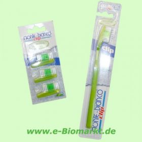 Wechselkopf-Zahnb�rste Nylon, eisgr�n, sensitiv (Monte Bianco)