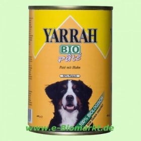 Hundefutter Pat� Huhn (Yarrah)