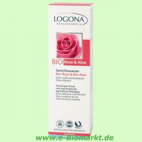 Gesichtswasser Bio-Rose & Bio-Aloe (Logona)