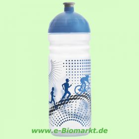 Trinkflasche ISYbe 700 ml, Obst, transparent/rot (ISYbe)