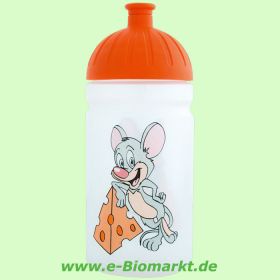 Trinkflasche ISYbe 1000 ml, M�nnchen, transparent/blau (ISYbe)