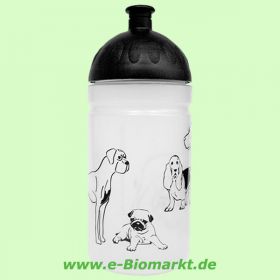 Trinkflasche ISYbe 500 ml, Marienk�fer, blautransparent/rot (ISY