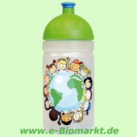 Trinkflasche ISYbe 500 ml, Marienk�fer, gr�ntransparent/gr�n (IS