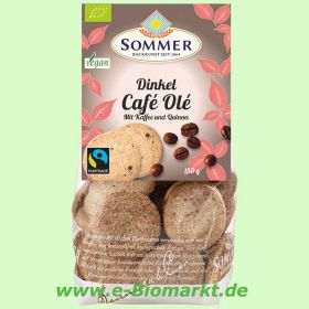 Caf� Ol� - Dinkelgeb�ck, mit Kaffee - Fairtrade (Sommer & Co.)