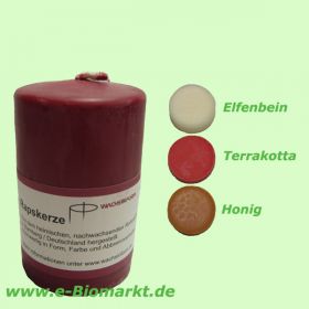 Raps-Stumpenkerze Flachkopf L100/D60 (Wachsinform)