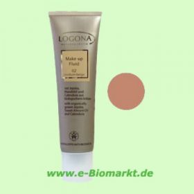 Make up Fluid No. 02, medium-beige (Logona)