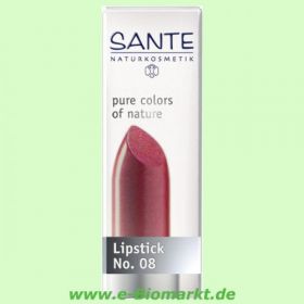 Lipstick No.08, Deep Red (Sante)