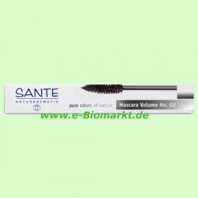 Mascara Volumen No.02, Black (Sante)