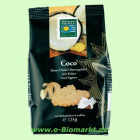 Coco, Feines Buttergeb�ck mit Kokos & Ingwer (Bohlsener M�hle)