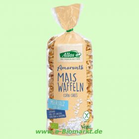 Amaranth-Mais-Waffeln mit Meersalz (Allos)