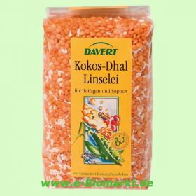 Kokos-Dhal Linselei (Davert)