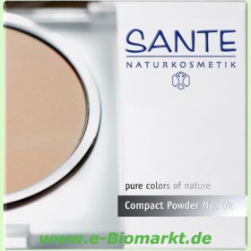 Kompaktpuder No.02, Light sand (Sante)