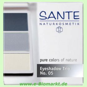 Eyeshadow Trio No.05, Ocean Blue (Sante)
