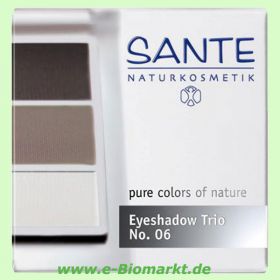 Eyeshadow Trio No.06, Smokey Eyes (Sante)