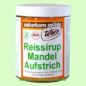 Reissirup-Mandel-Aufstrich glutenfrei (Werz)