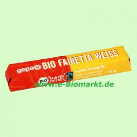 Fairetta - Riegel Weiß (Gepa)