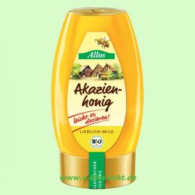 Akazienhonig in der Spenderflasche (Allos)