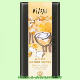 Wei�e Mango Cocos Schokolade (Vivani)