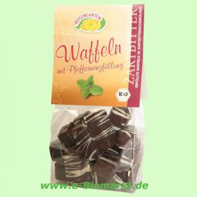 Zartbitter-Pfefferminz-Waffeln (Rosengarten)