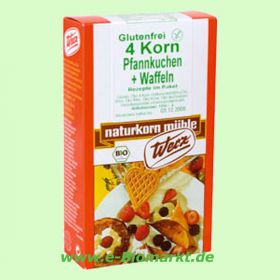 4-Korn-Vollkorn-Pfannkuchen & Waffeln (Werz)