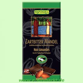 Zartbitter Schokolade mit Mandelst�ckchen 55% HIH (Rapunzel)