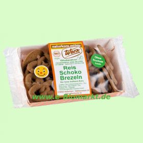 Reis-Schoko-Brezeln, glutenfrei (Werz)