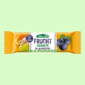 Fruchtschnitte Blaubeere (Allos)