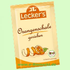 Orangenschalen gerieben (Lecker's)