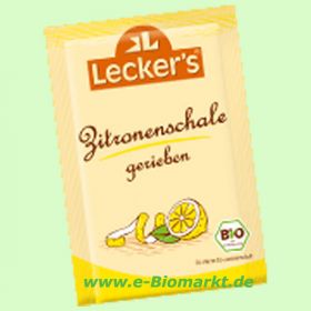 Zitronenschalen gerieben (Lecker's)
