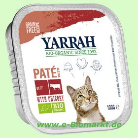 Katzenfutter Wellness Pat� Rind Zichorie (Yarrah)
