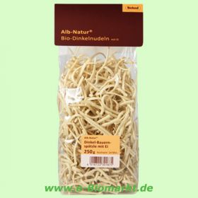 Dinkel-Bauernsp�tzle mit Ei (Alb-Natur)